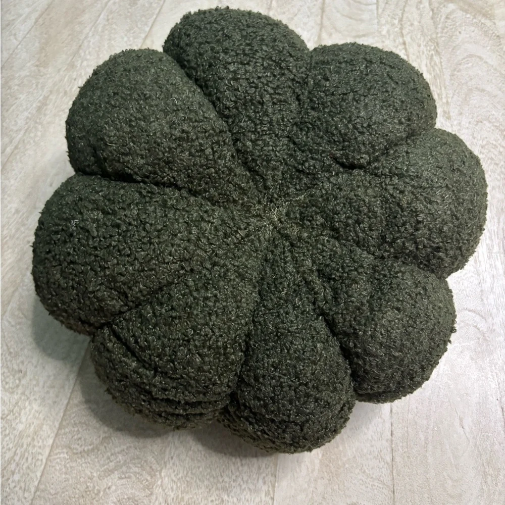 Green Pumpkin Plush Decor
